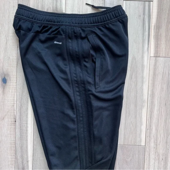 Adidas Climalite Black Core soccer Training Tapered Pants Youth L - Picture 10 of 12